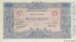 1000 Francs BLEU ET ROSE FRANCIA  1926 F.36.42 MBC