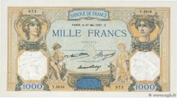 1000 Francs CÉRÈS ET MERCURE FRANCE  1937 F.37.10 AU