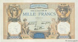 1000 Francs CÉRÈS ET MERCURE type modifié FRANCIA  1940 F.38.46 SC