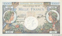 1000 Francs COMMERCE ET INDUSTRIE FRANCIA  1940 F.39.01 SC+