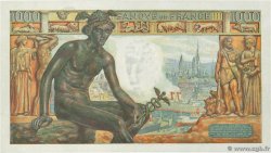 1000 Francs DÉESSE DÉMÉTER Numéro spécial FRANCIA  1942 F.40.08 q.FDC