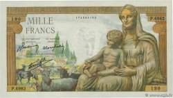 1000 Francs DÉESSE DÉMÉTER FRANCIA  1943 F.40.30 SPL+