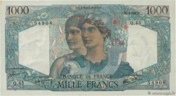 1000 Francs MINERVE ET HERCULE FRANCE  1945 F.41.04 pr.SUP