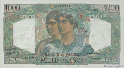 1000 Francs MINERVE ET HERCULE Numéro spécial FRANCE  1949 F.41.26 SPL