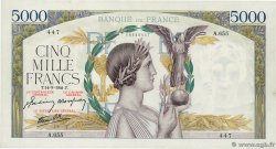 5000 Francs VICTOIRE Impression à plat FRANCIA  1941 F.46.25 q.SPL