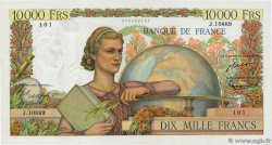 10000 Francs GÉNIE FRANÇAIS FRANCIA  1956 F.50.79 q.AU