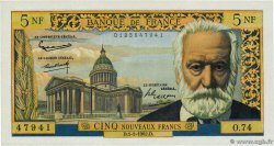 5 Nouveaux Francs VICTOR HUGO FRANCIA  1962 F.56.10 EBC+