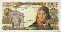 100 Nouveaux Francs BONAPARTE FRANCIA  1959 F.59.01 AU