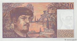 20 Francs DEBUSSY Petit numéro FRANKREICH  1980 F.66.01A1 ST