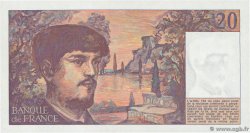 20 Francs DEBUSSY FRANCE  1980 F.66.01W2 UNC-