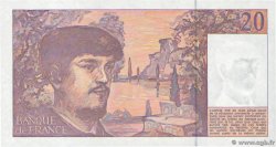 20 Francs DEBUSSY à fil de sécurité FRANKREICH  1992 F.66bis.03A35 ST