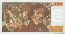 100 Francs DELACROIX modifié FRANCE  1986 F.69.10 UNC-