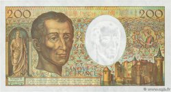 200 Francs MONTESQUIEU alphabet 101 FRANCIA  1992 F.70bis.01 SC+