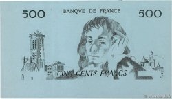 500 Francs PASCAL Épreuve FRANCIA  1968 F.71.00Ec FDC