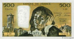 500 Francs PASCAL FRANCE  1972 F.71.08 pr.SPL