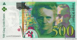 500 Francs PIERRE ET MARIE CURIE Sans STRAP Fauté FRANCE  1994 F.76f4.01 pr.NEUF