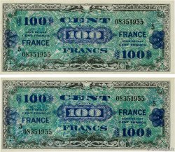 100 Francs FRANCE Faux FRANCIA  1945 VF.25.05 q.FDC