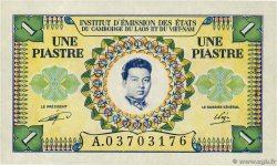 1 Piastre - 1 Riel INDOCHINA  1953 P.093 SC