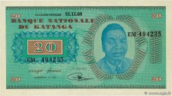 20 Francs KATANGA  1960 P.06a SPL