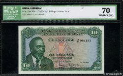 10 Shillings KENIA  1974 P.07e FDC