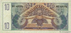 10 Gulden NETHERLANDS NEW GUINEA  1954 P.14a MBC+