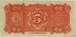 5 Pesos Spécimen EL SALVADOR  1895 PS.132s AU