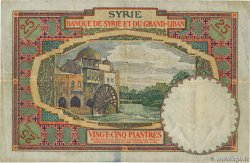 25 Piastres SYRIA  1925 P.021 F+