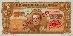 1 Peso Spécimen URUGUAY  1939 P.035aBs fST