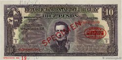 10 Pesos Spécimen URUGUAY  1939 P.037as pr.NEUF