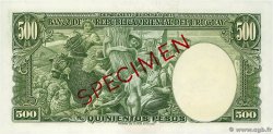 500 Pesos Spécimen URUGUAY  1939 P.040as q.FDC