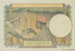 5 Francs AFRIQUE OCCIDENTALE FRANÇAISE (1895-1958)  1943 P.26 SPL