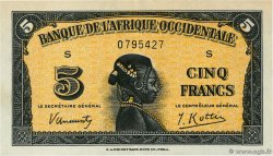 5 Francs AFRIQUE OCCIDENTALE FRANÇAISE (1895-1958)  1942 P.28a