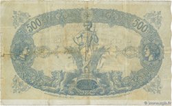 500 Francs ALGÉRIE  1918 P.075b TB