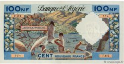 100 Nouveaux Francs ALGÉRIE  1960 P.121b SUP+