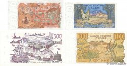 5, 10, 100 et 500 Dinars Lot ARGELIA  1970 P.126, P.127b, P.128b et P.129 SC+