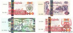 500, 1000 et 2000 Dinars Lot ALGERIA  2011 P.141, P.142b, P.143 et P.144 AU+