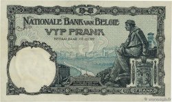5 Francs BELGIUM  1923 P.093 VF+
