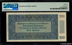 100 Korun Spécimen BOHEMIA & MORAVIA  1940 P.07s UNC