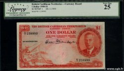 1 Dollar EAST CARIBBEAN STATES  1950 P.01 MBC