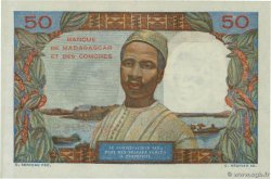 50 Francs COMORES  1963 P.02b1 pr.NEUF