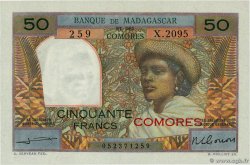 50 Francs COMORAS  1963 P.02b2 FDC