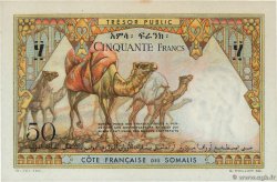 50 Francs DJIBUTI  1952 P.25 q.FDC