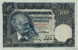 500 Pesetas SPAIN  1951 P.142 AU-