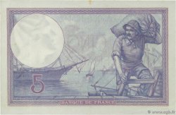 5 Francs FEMME CASQUÉE FRANCE  1917 F.03.01 SUP+