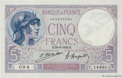 5 Francs FEMME CASQUÉE FRANCIA  1923 F.03.07 EBC+