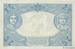 20 Francs BLEU FRANKREICH  1912 F.10.02 fVZ