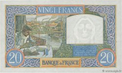 20 Francs TRAVAIL ET SCIENCE FRANCE  1940 F.12.06 pr.SPL
