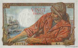 20 Francs PÊCHEUR FRANCIA  1942 F.13.01 SC+