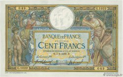 100 Francs LUC OLIVIER MERSON sans LOM FRANCIA  1909 F.23.01 q.SPL