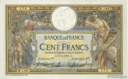 100 Francs LUC OLIVIER MERSON sans LOM FRANCIA  1912 F.23.04 MBC+